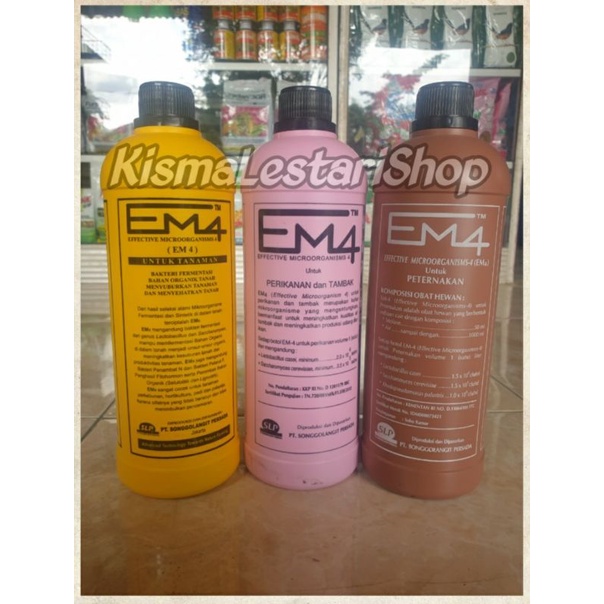 EM4 Pertanian, Peternakan dan Perikanan 1Liter Murah COD