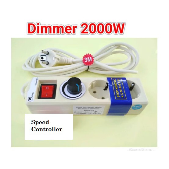 Pengatur kecepatan putaran motor mesin bor gerinda dimmer dinamo listrik 200Watt