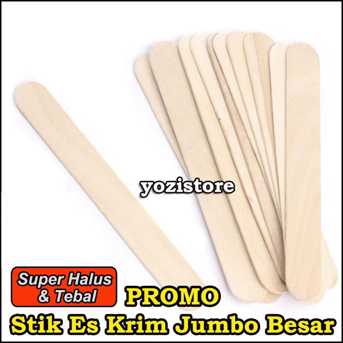 

Stik Es Krim Jumbo Waxing Stic Besar Lebar Kualitas Nomer 1 TERHALUS Termurah