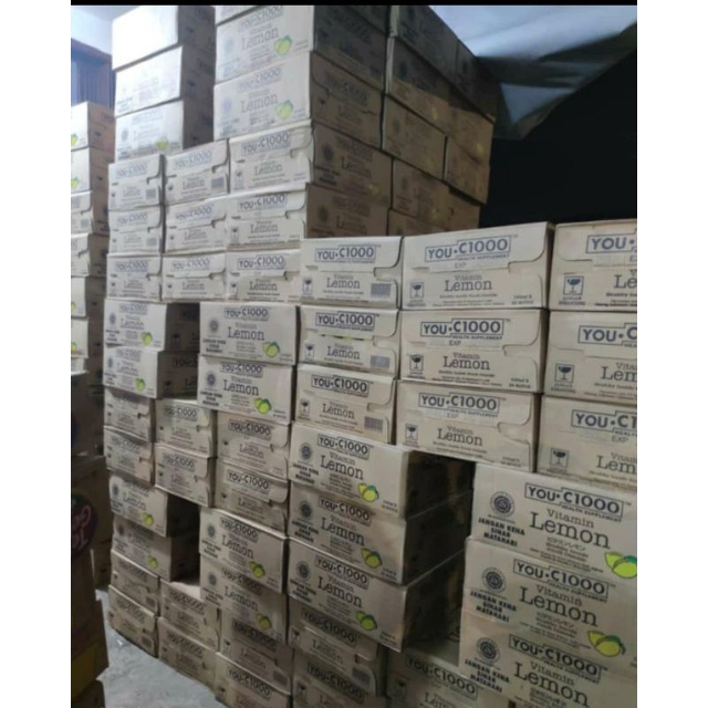 you c1000 lemon 1 dus isi 30 botol