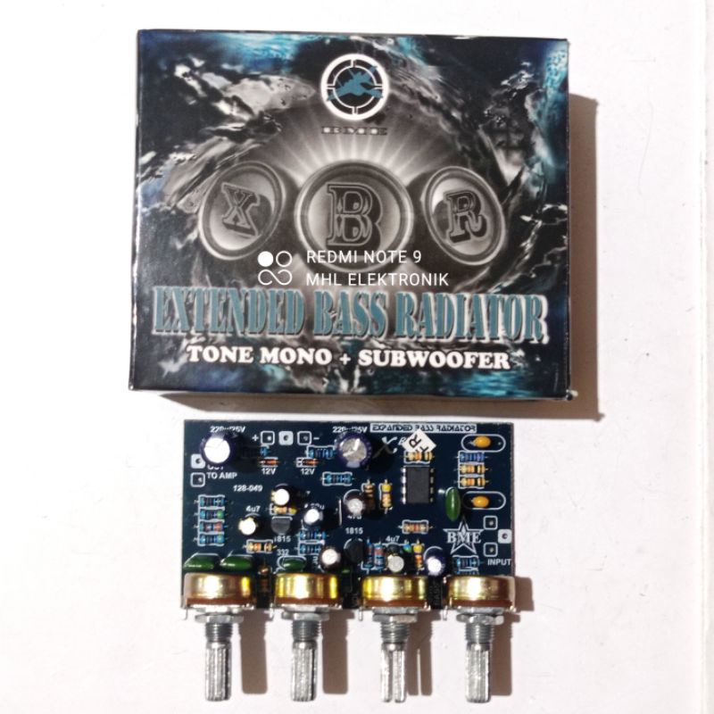 XBR Tone Control Mono Plus Subwoofer Extended Bass Radiator BME