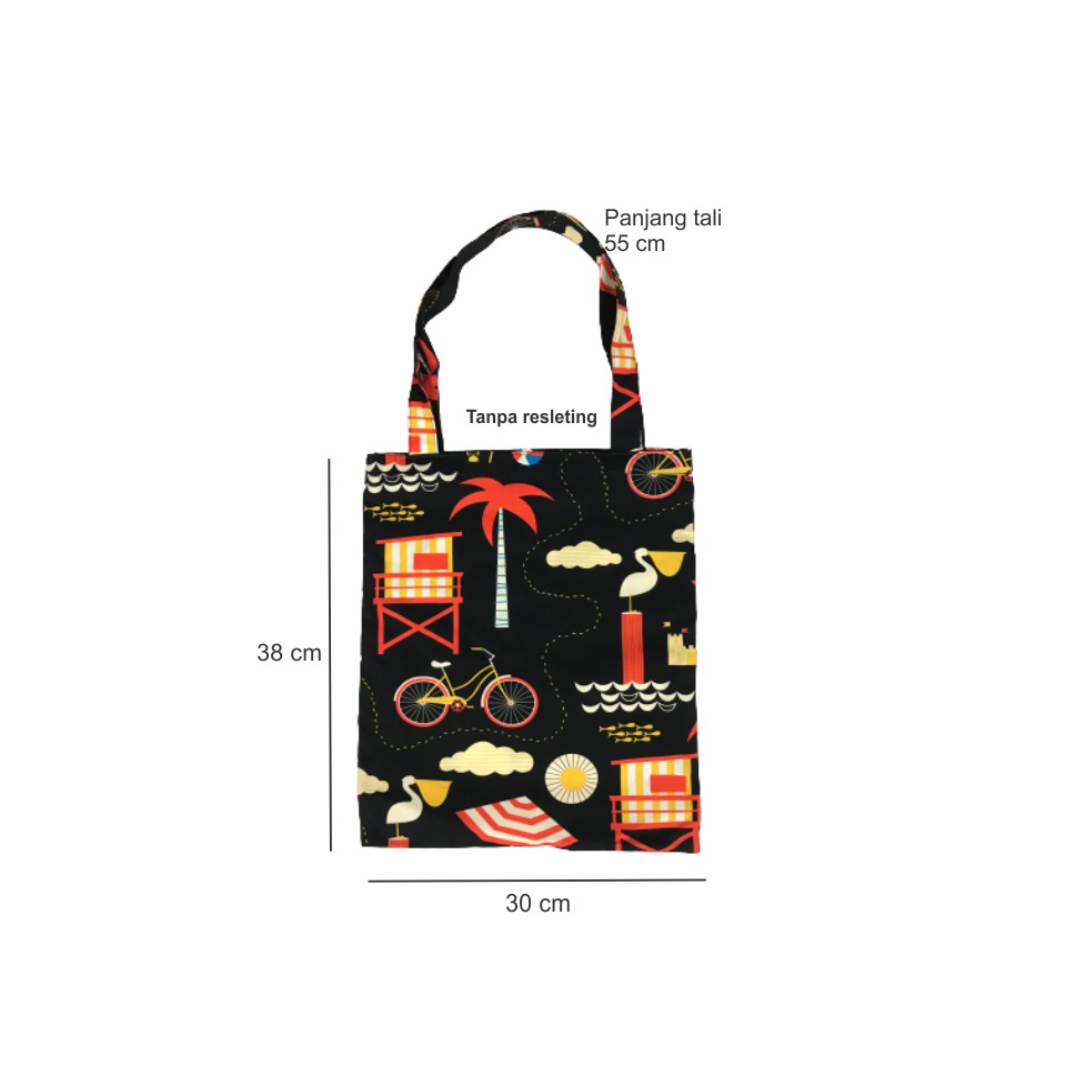 TOTEBAG KANVAS PREMIUM MOTIF FULLPRINT TOTEBAG KANVAS ASLI DESAIN ABSTRAK Vol.1