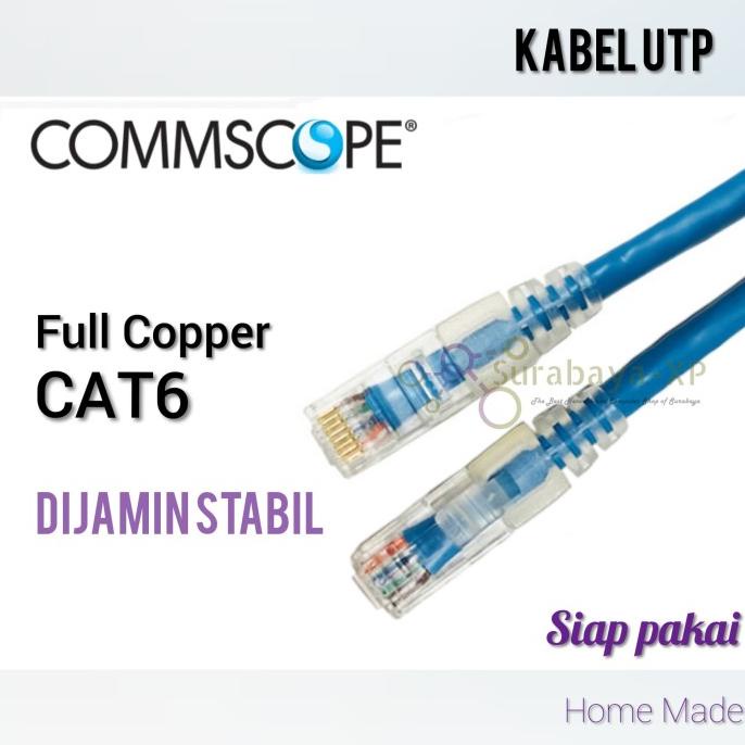 Kabel Lan Utp Cat 6 Amp Commscope 10 Meter 10 M 10Meter 10M Cat6