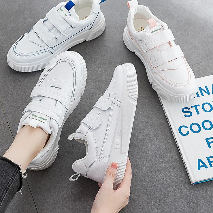 Special Price.. Beeyoo Sepatu Wanita Tanpa Tali Sepatu Sneakers Wanita Fashion Sepatu Kets WK101