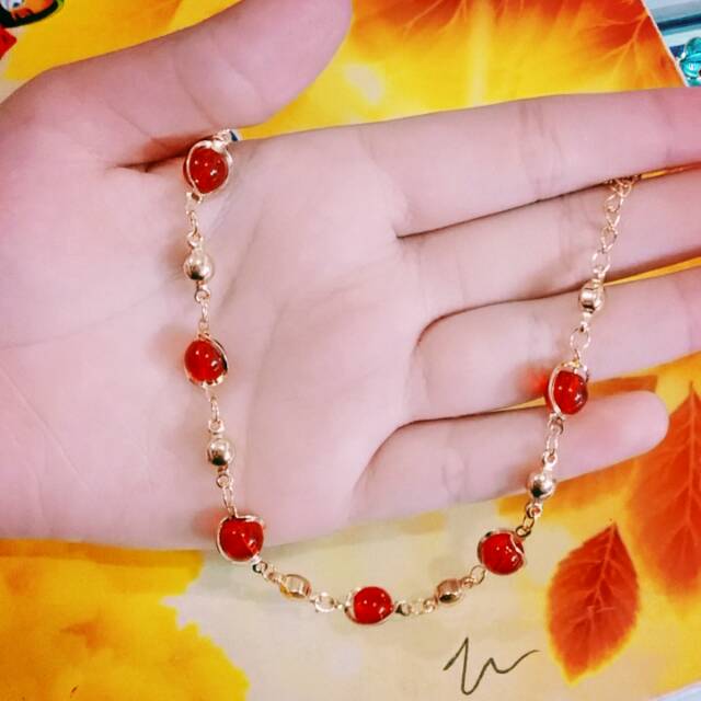 GELANG XUPING / GELANG WANITA MURAH / GELANG MATA MERAH