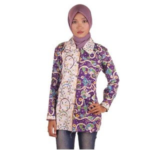 Blouse Batik I Blouse Kerja Wanita Batik I Blus Batik Wanita Witta