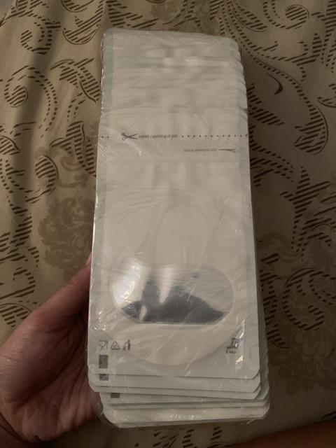 Standing Pouch Window Transmetz Putih 150 Gr (isi 100 Lbr)