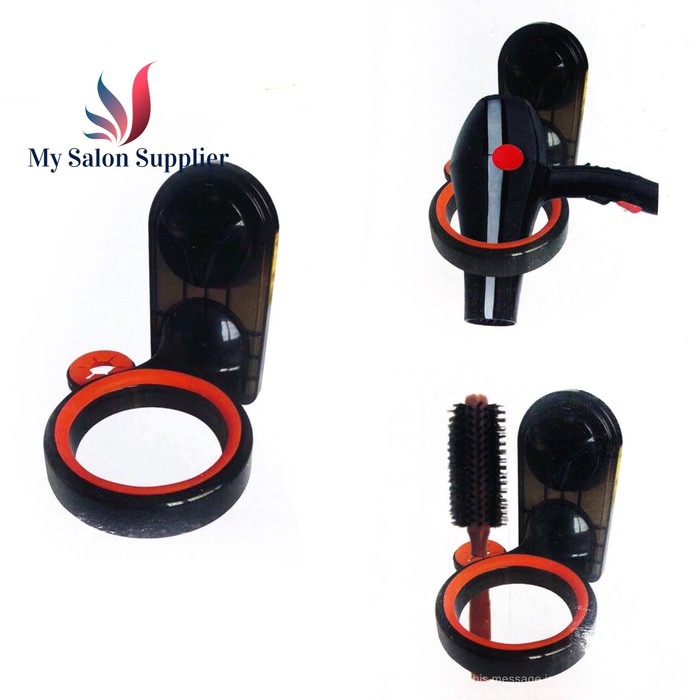 Tempat / Holder Hair Dryer Plastik isi 2pc