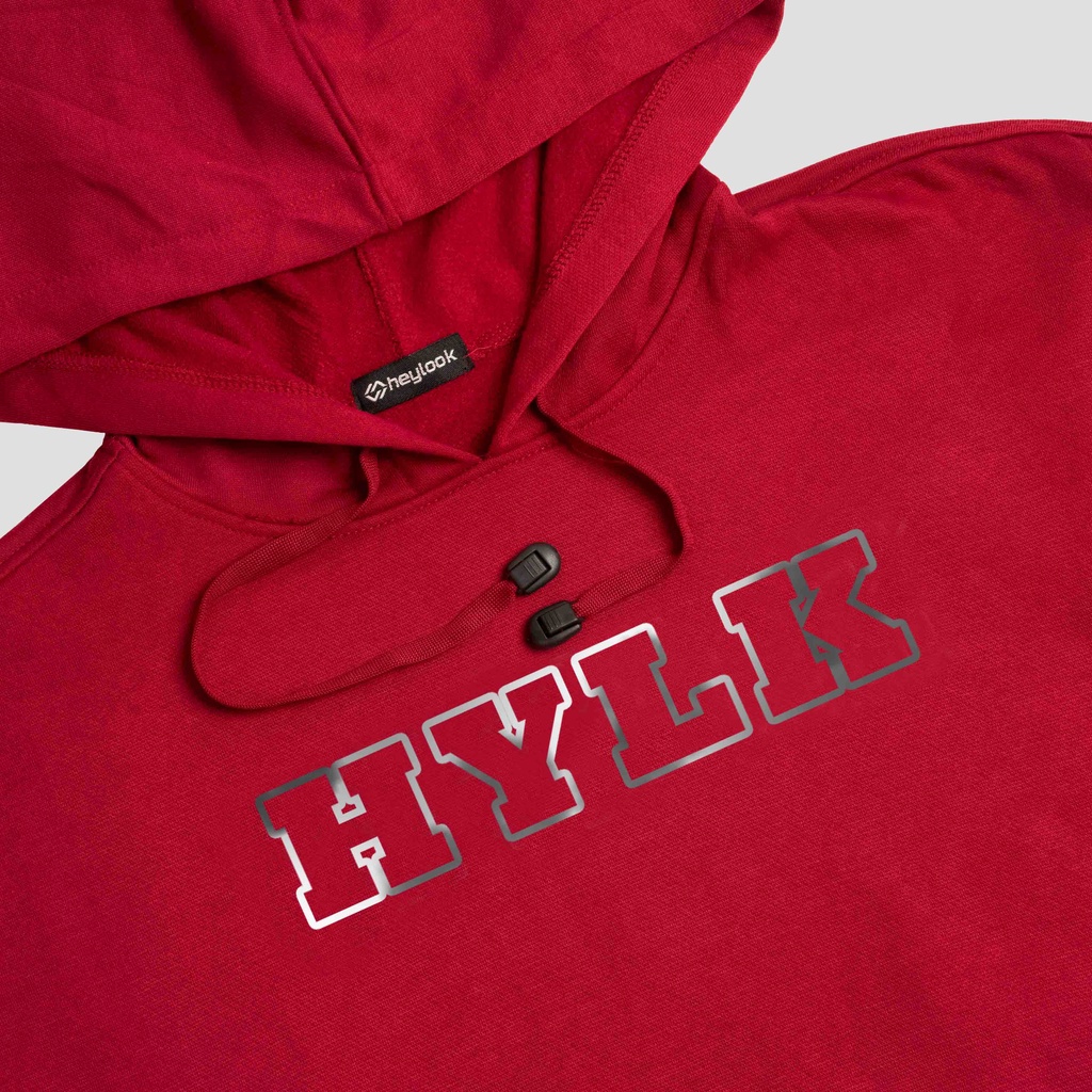 (BISA COD) HEYLOOK Jaket Hoodie Jumper Hylk Unisex Outerwear Terbaru Heylook Maroon