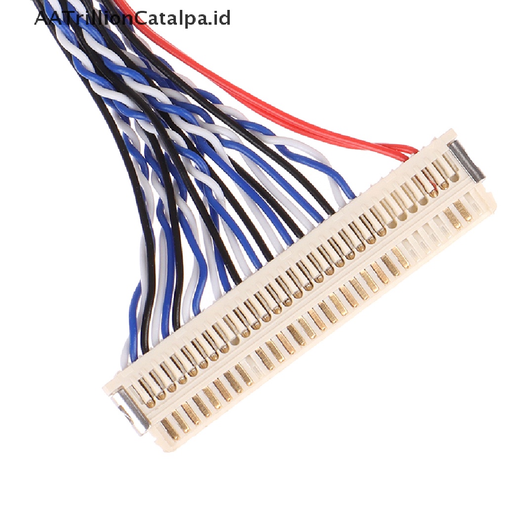 Aatrillioncatalpa LVDS Kabel FIX-30P-S6 30pin double 2ch 6 bit Untuk panel LCD