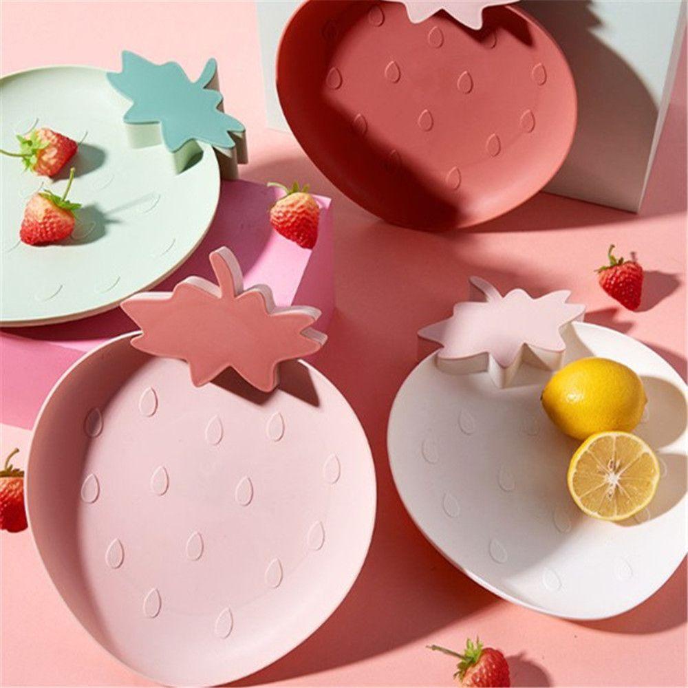 Top Fruit Dessert Tray Nampan Snack Plastik Fashion Rumah Tangga