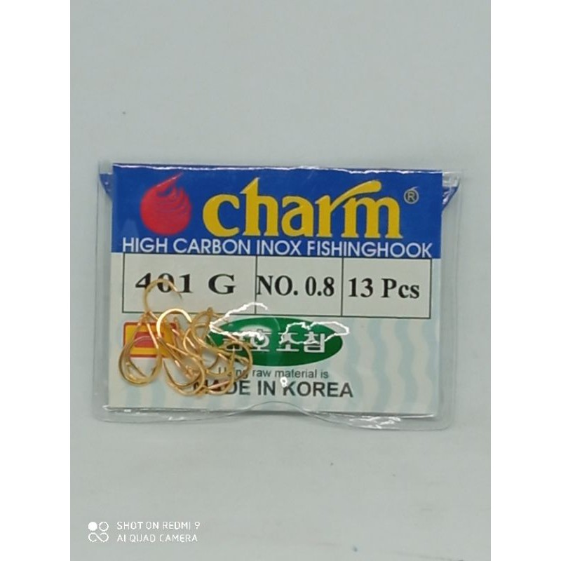 Kail Pancing Charm No.0,8 (401 G) Untuk Ikan Mas