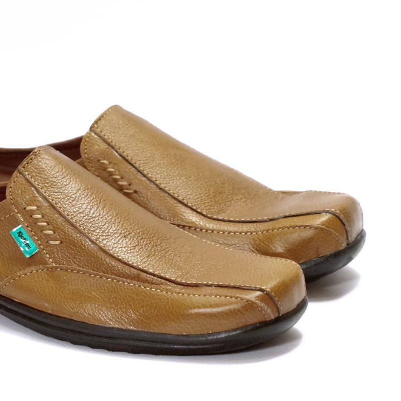 Promo Sepatu Sandal Pria Bustong Kickers Kulit Asli Tutong Solobong Selop Pria Casual Formal Slop Mu