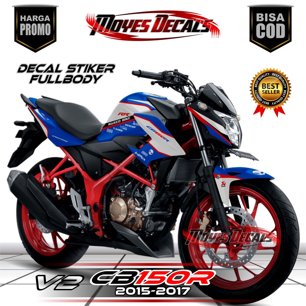 (COD) BAYAR DITEMPAT  Decal CB 150 V2 Sticker Striping Decal New CB 150R V2, Sticker CB 150 R, Decal