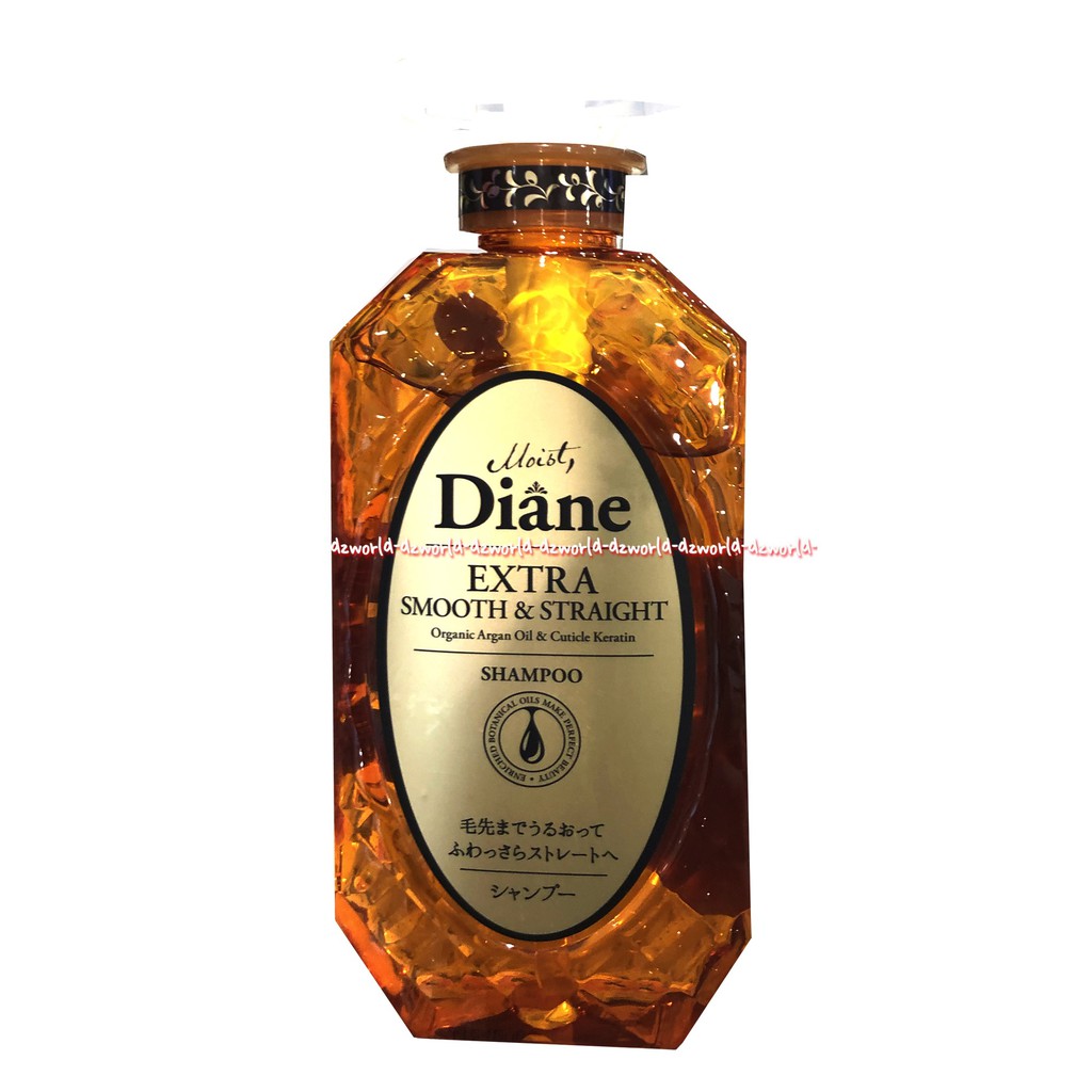 Diane Smooth &amp; Straight Shampo &amp; Treatment Untuk Rambut Kusut Dan Kasar 450mL