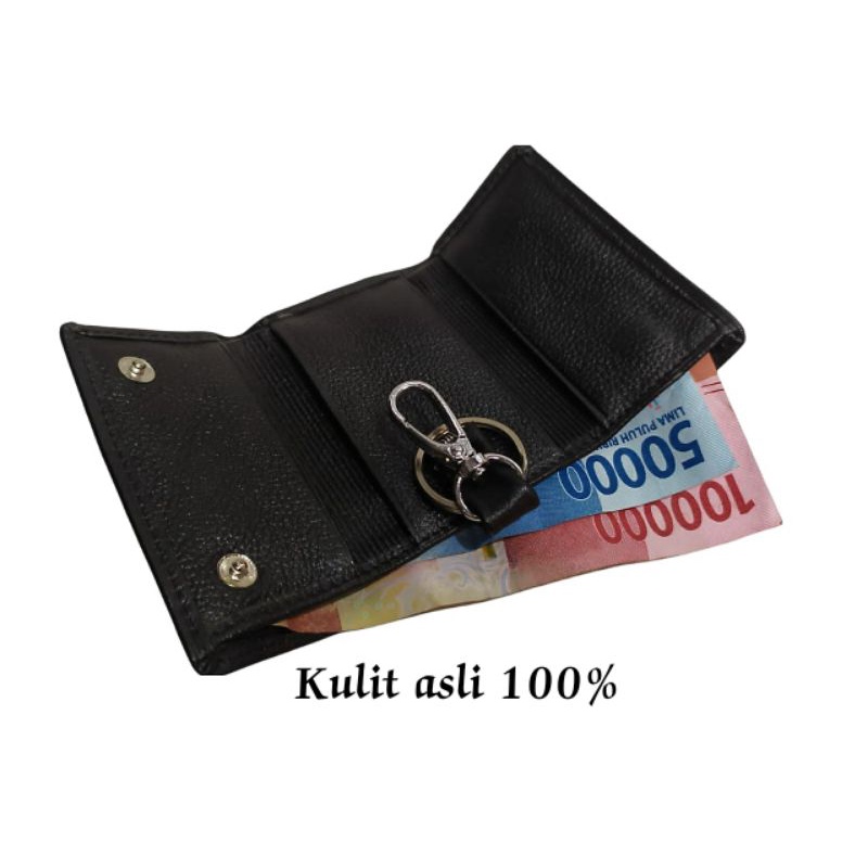 Dompet wanita model kipas kulit asli 100%