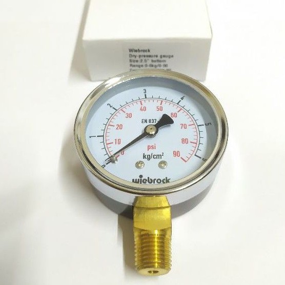 Pressure Gauge 6 Bar Naomoto - NagaMoto - Yuli Dengki - Maomoto - MTsai