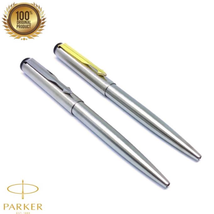 

OPEN RESSELER Pulpen Parker Vector Stainless Steel Ballpoint ORIGINAL