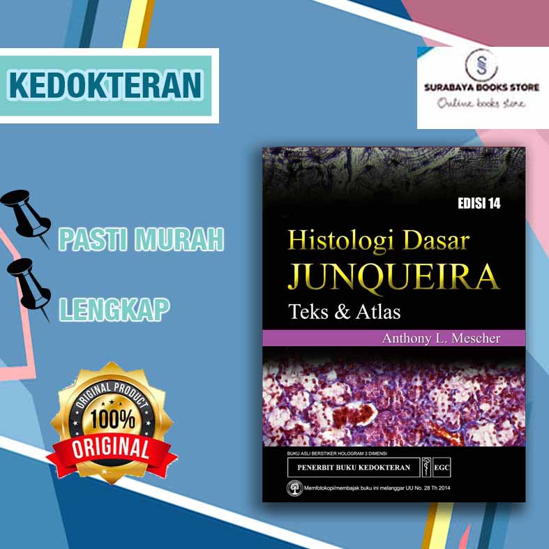 HISTOLOGI DASAR JUNQUEIRA TEKS & ATLAS ED. 14 #100306247