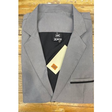 Vest Formal - Rompi Setelan Dalaman Jas Pria/Groomsmen Wedding - Slim Fit M L XL Big Size/Jumbo/XXL-Berkerah - SoftGrey