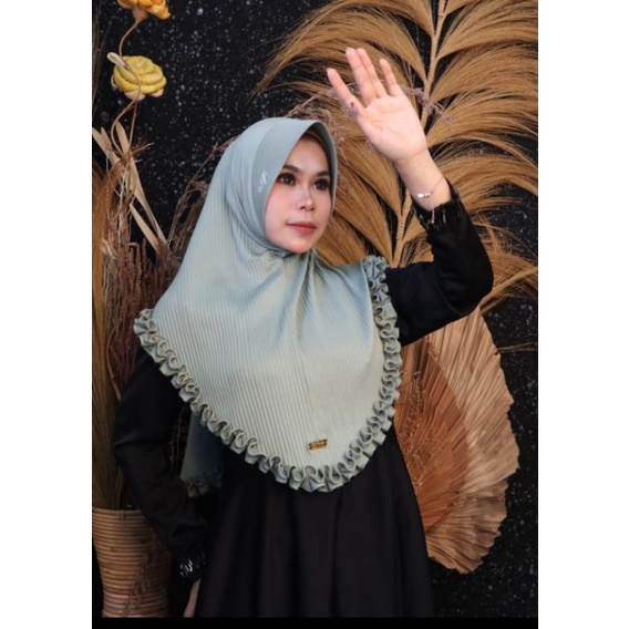 jilbab plisket Al faezya