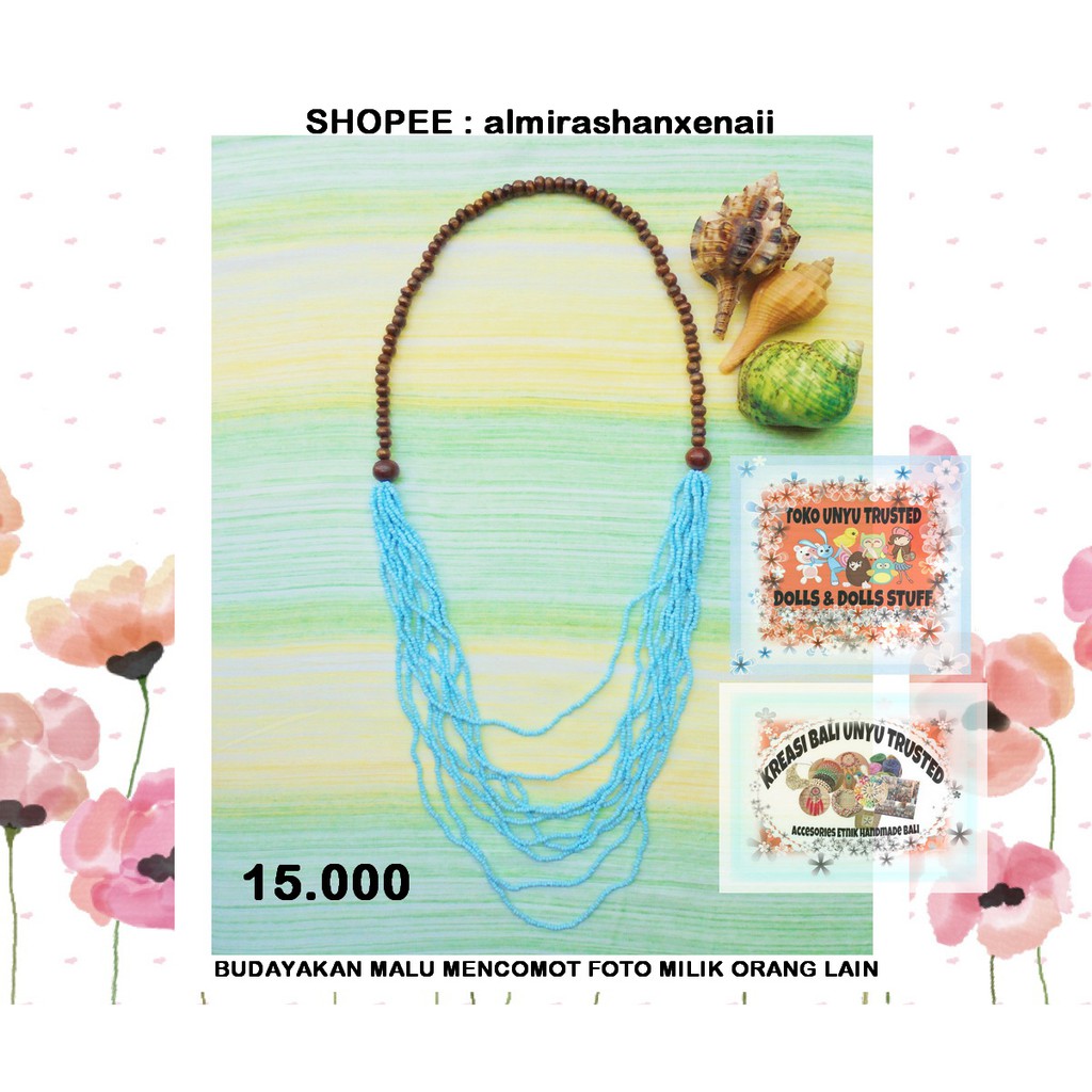 Kalung BALI Handmade/ Kalung Etnik BALI/ Kalung Fashion Wanita/ Kalung Hijab/ Kalung BALI Murah 40