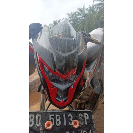 paket cover headlamp, visor, & vgrill honda sonic 150R