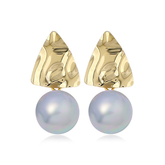 LRC Anting Tusuk Fashion Pearl Earrings F3319X