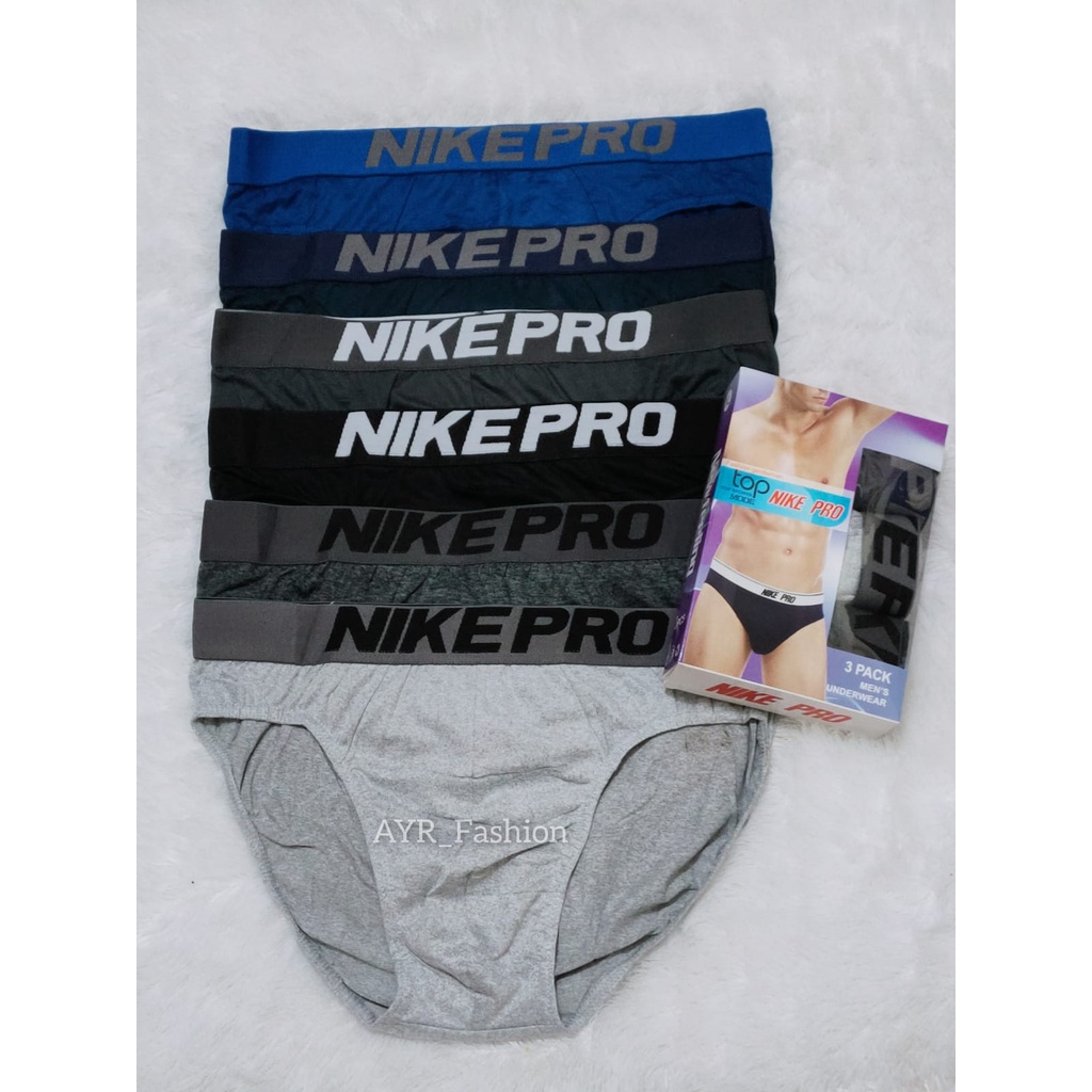 Isi 6Pcs Celana Dalam Pria Dewasa Nike Pro - Celana Dalam Laki Laki Dewasa - Dalaman Cowok Murah - C