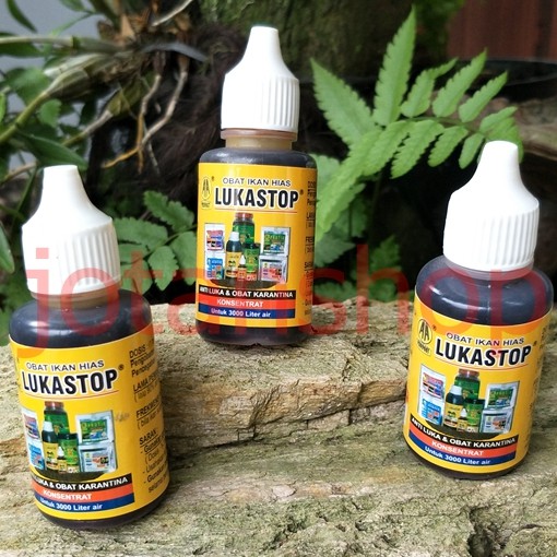 LUKA STOP LUKASTOP 30ml Obat Luka Jamur Cair ikan Hias koi