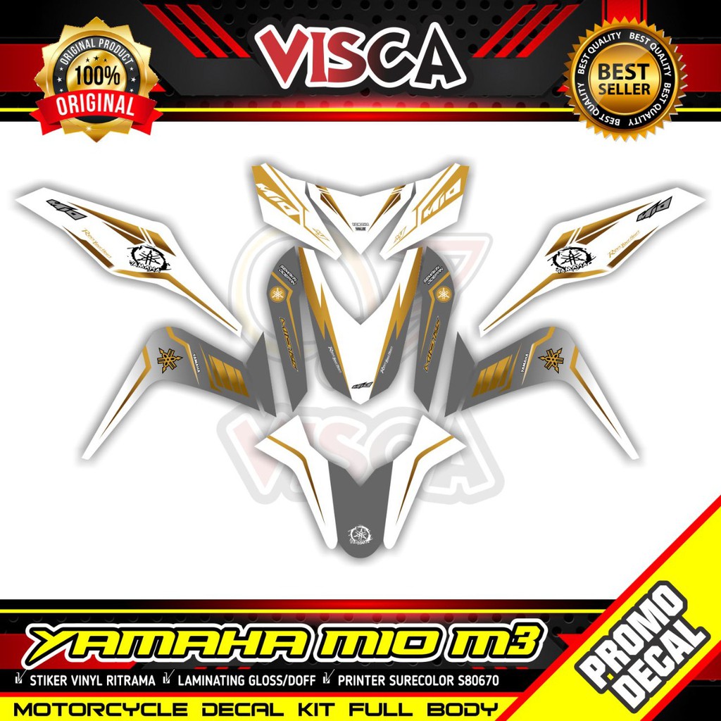 Decal Mio M3 Full Body Stiker Mio Z Full Body Simple