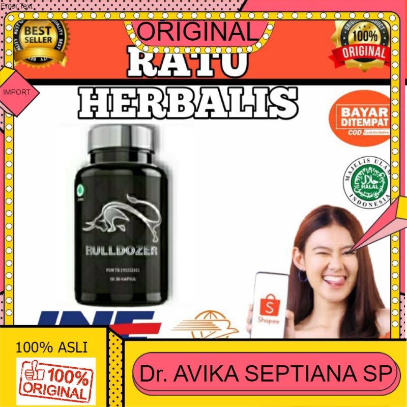 100% ASLI OBAT BULLDOZER ASLI PENINGKAT STAMINA PRIA KUAT TAHAN LAMA & SUPREMA