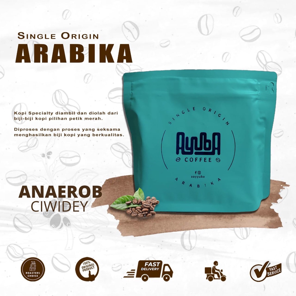 

LIMITED! Kopi Ayuba Arabika Natural Anaerob Gunung Patuha Ciwidey