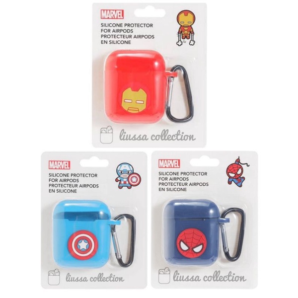 Airpods Case Miniso - Marvel Silicone Protector for Airpods