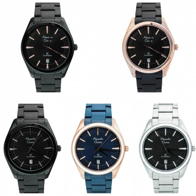 Jam Tangan Pria Alexandre Christie Ac 8654 / Ac8654 Original Dhakiydano