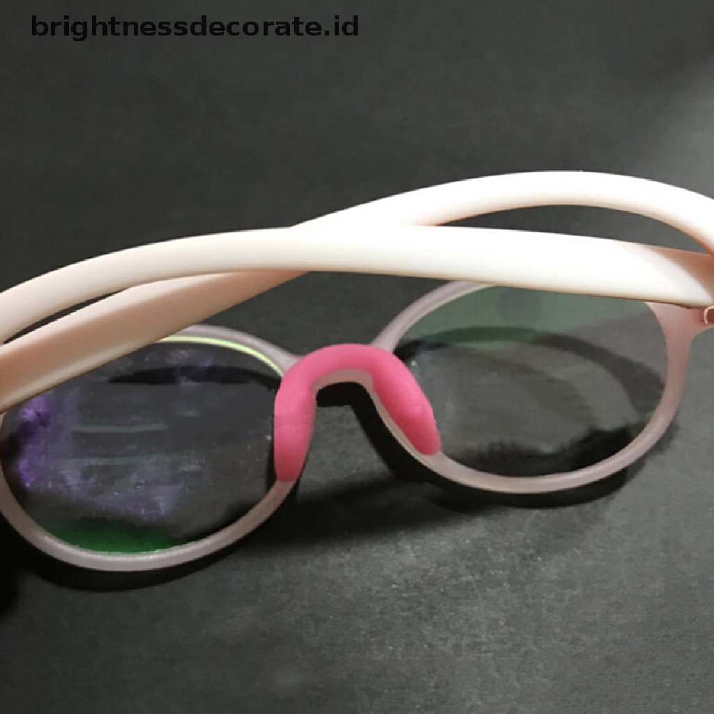 [birth] U shape Silicone Anti-Slip Stick On Nose Pad Pad Eyeglass Sunglasses Eye Glasses [ID]