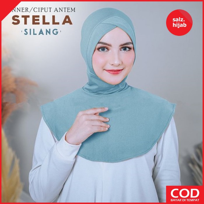 Ciput Ninja Silang Inner Jilbab Simple Inner Daleman Hijab Antem Inner Ninja Stella Silang-1