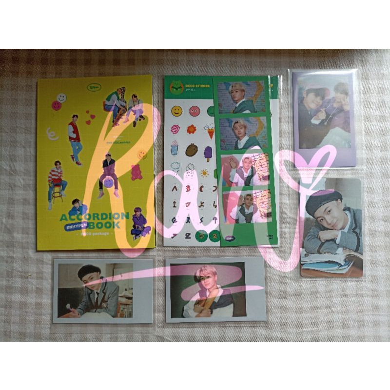 Enhypen Ggu Ggu Package Jay Set + Pola Unit Ni-ki Sunoo + Accordion Book