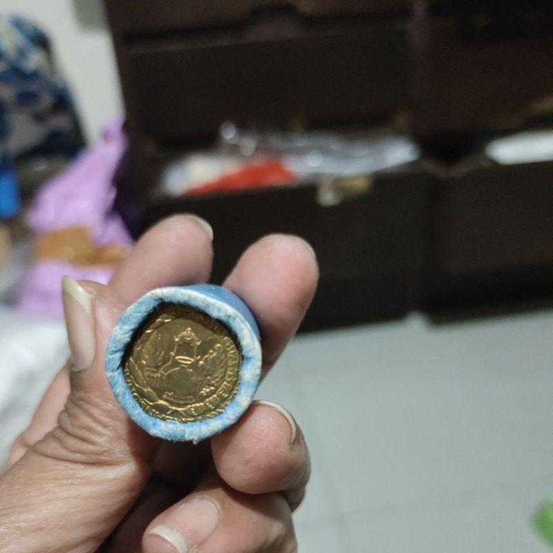 10 Rupiah Tabanas Kuning Roll