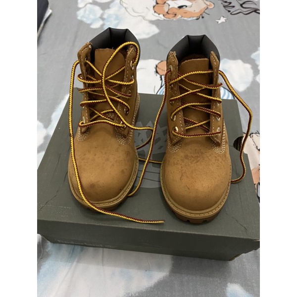 sepatu boots kulit timberland anak preloved SOLD