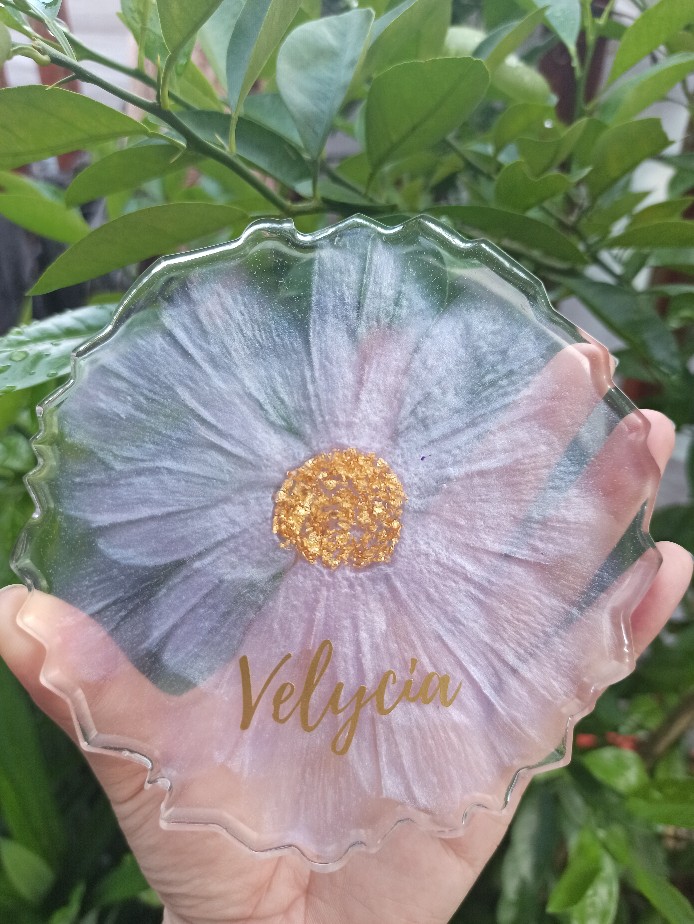 Coaster Resin / Tatakan Gelas / Property Foto / Tempat Lilin Reed Difusser