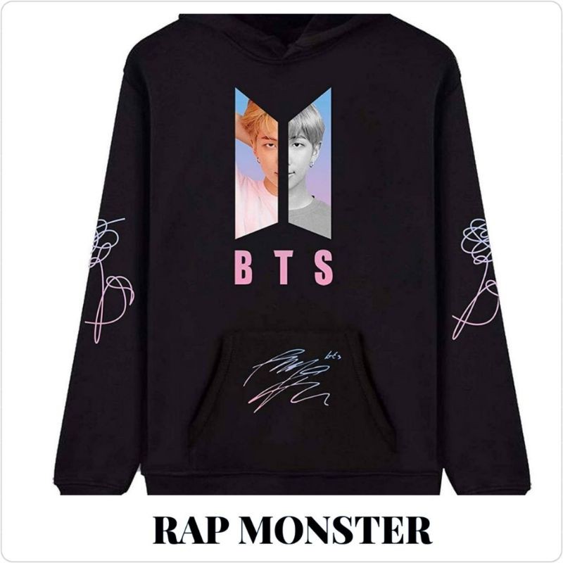 jaket BTS  Hoodie bts gradasi / HOODIE BTS UNISEX FIT L / hoodie terlaris