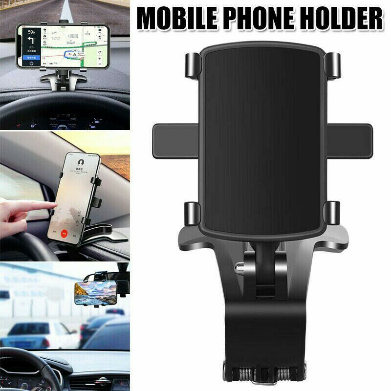 Bracket Stand Mount Dasbor Mobil Rotasi 360 Derajat Holder Handphone Universal Untuk Smartphone 4 7 Shopee Indonesia