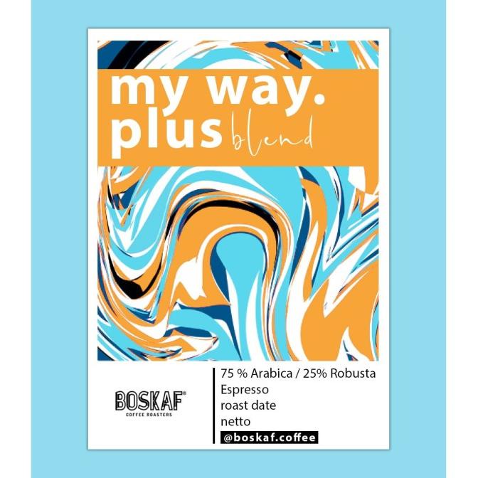 

Boskaf - Coffee/kopi - Espresso blend - Myway plus espresso