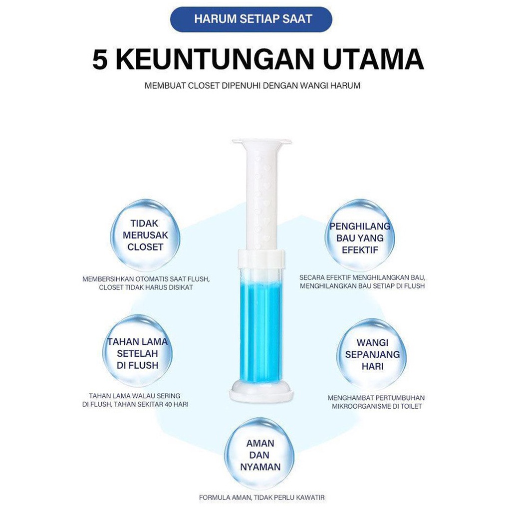 Murmerofficial TOILET GEL cleaner pewangi Aromatic pembersih closet anti bau R606