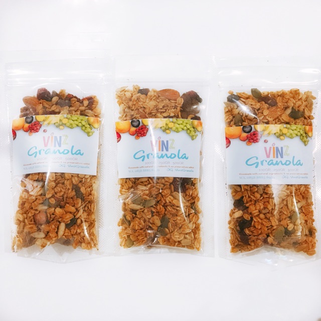 

Vinz Granola / Crunchy Granola 250gr