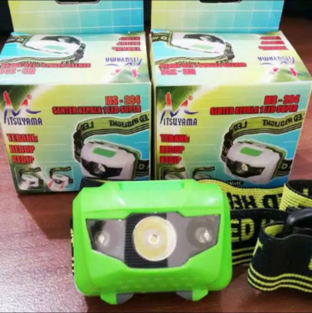 Headlamp / Senter Kepala /Headlamp mata kucing Headlamp Mitsuyama MS-334