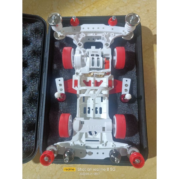 Shining Scorpions SD50 white costum // TAMIYA // Side damper 50 // cocok buat pajangan & race Limite