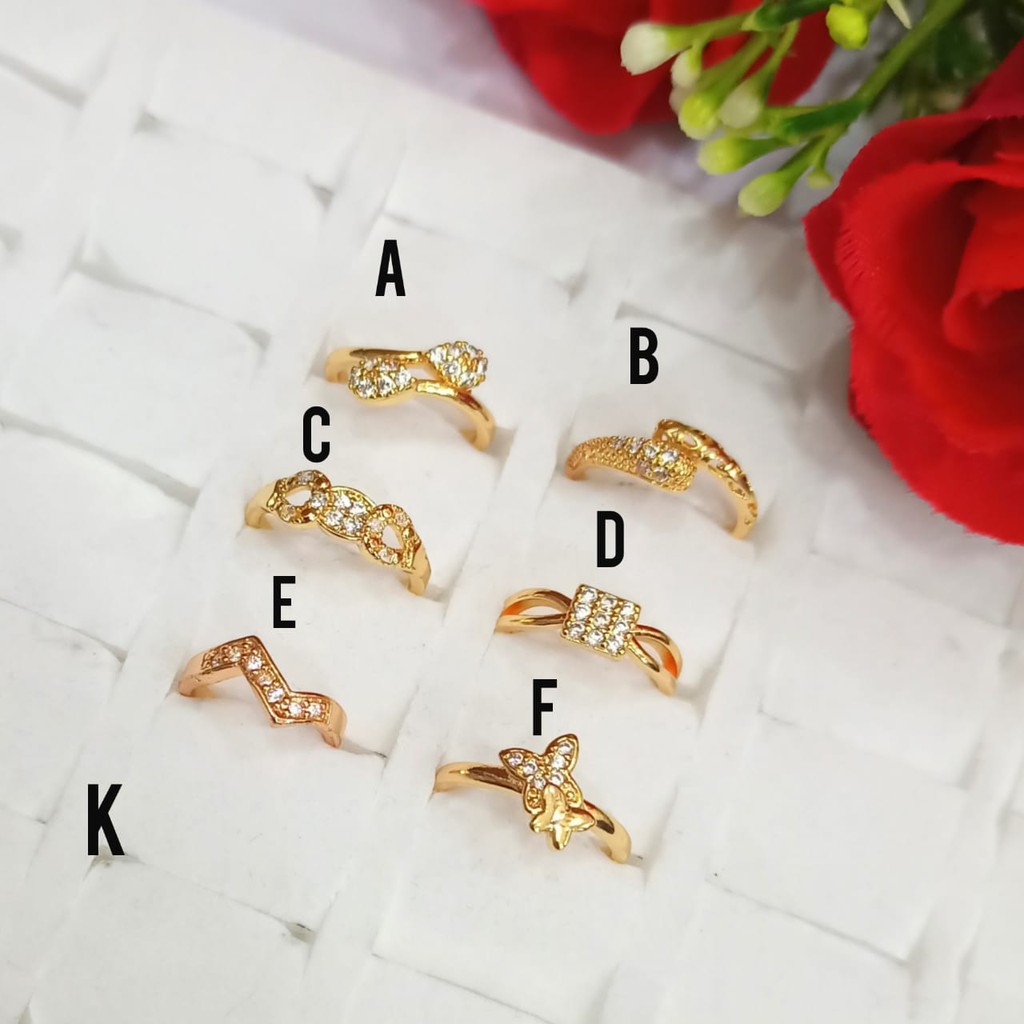 Cincin Anak Permata Berbagai motif perhiasan Anak Gold dan Silver limited edition