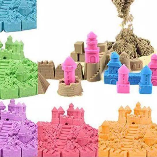 ☂ Mainan Edukasi Anak Pasir Ajaib Reffil sand 1kg ❉